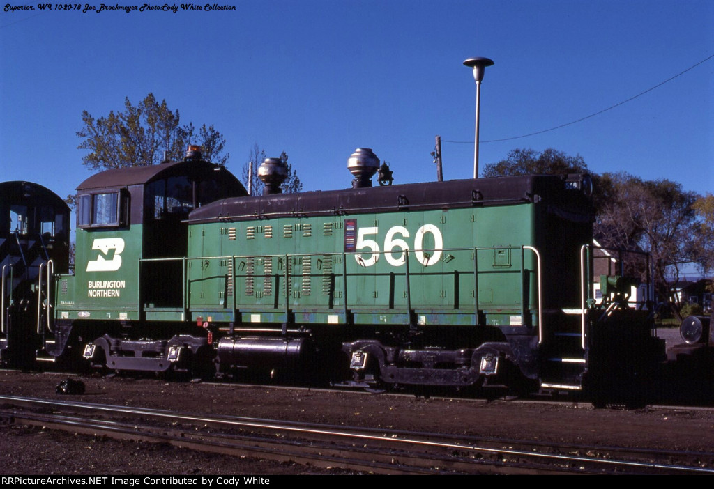 Burlington Northern NW2 560